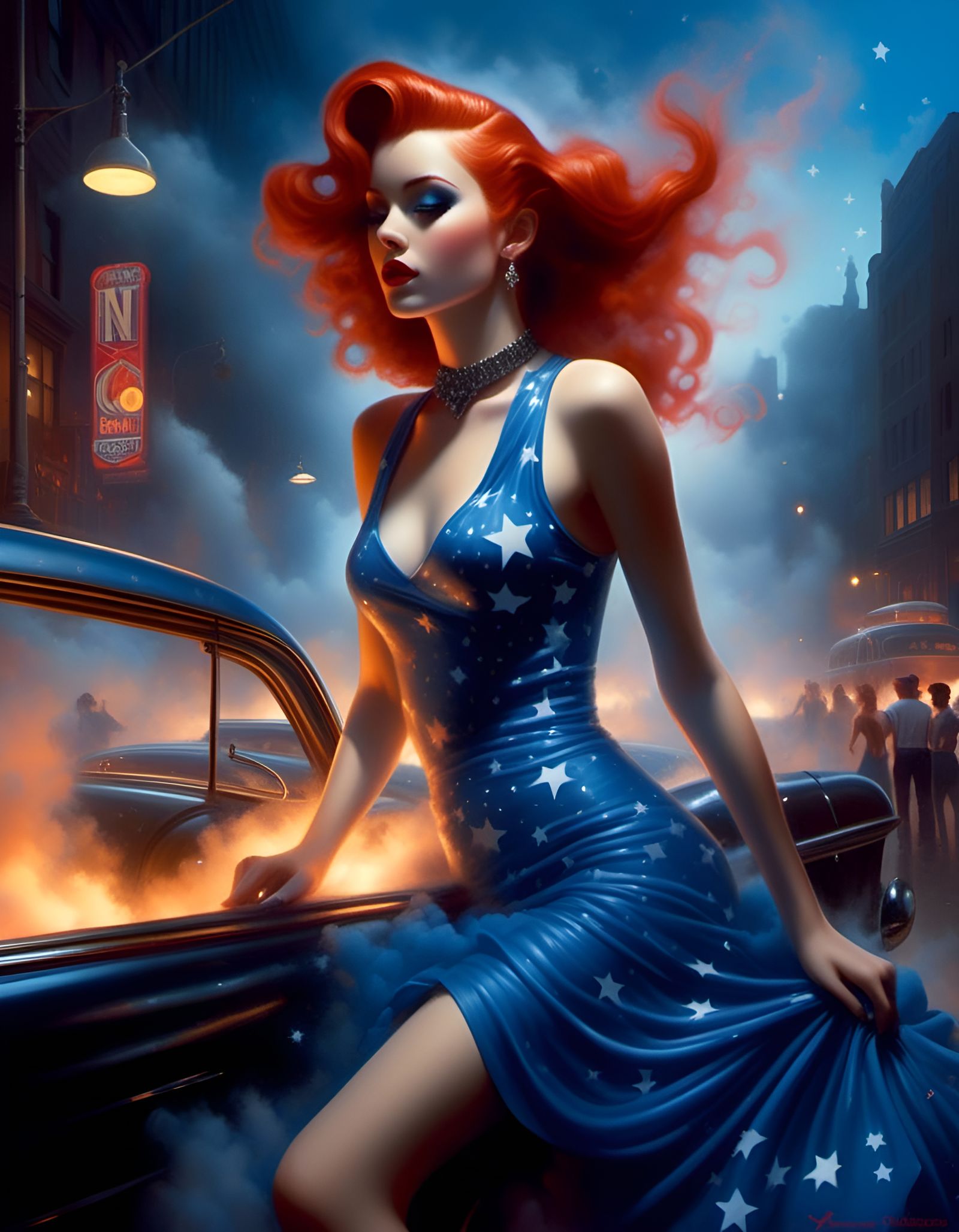 Redhead Rockabilly Road Race Rebel