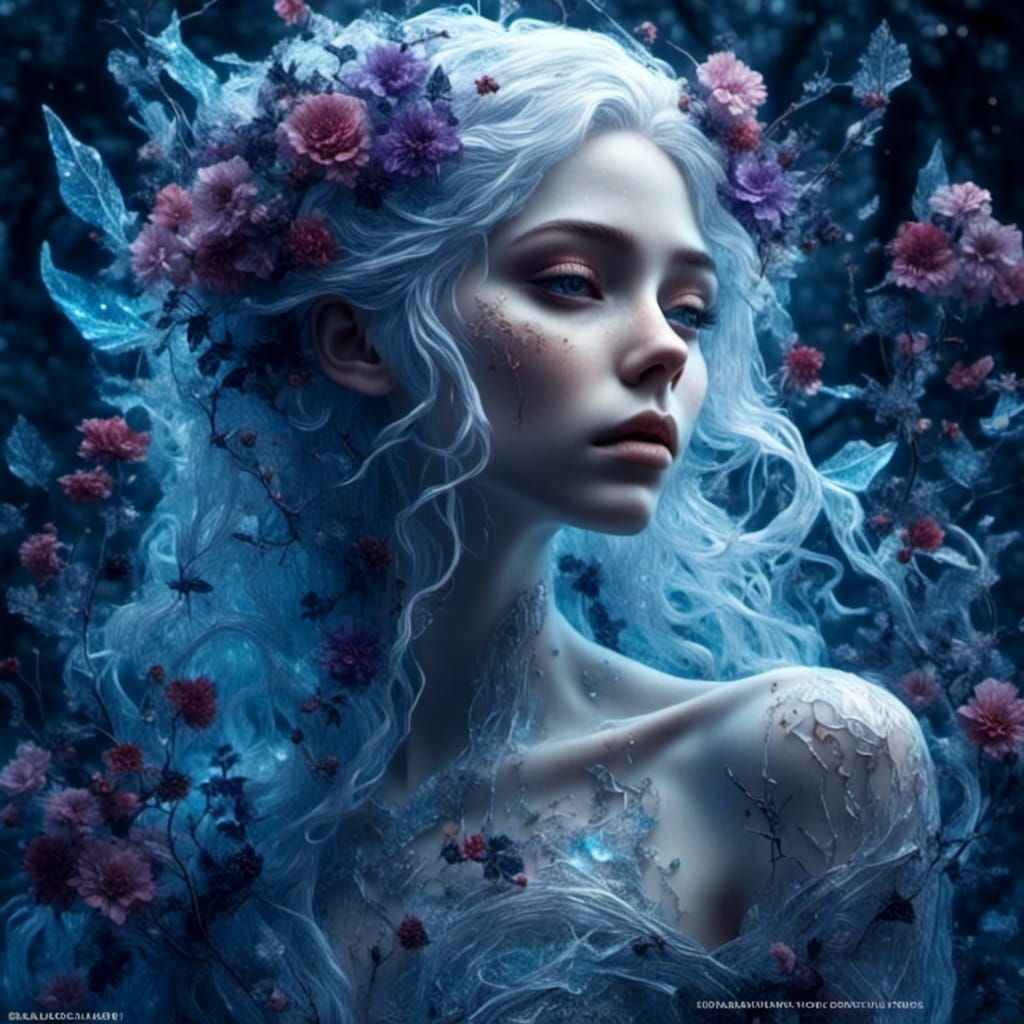 Eerie Elf in Dark Fantasy Illustration