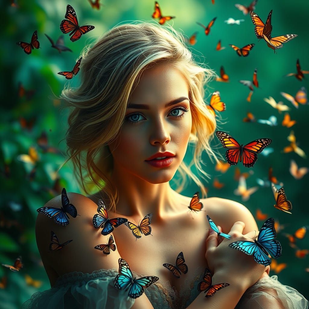 Enchanted Beauty in Emerald Haven