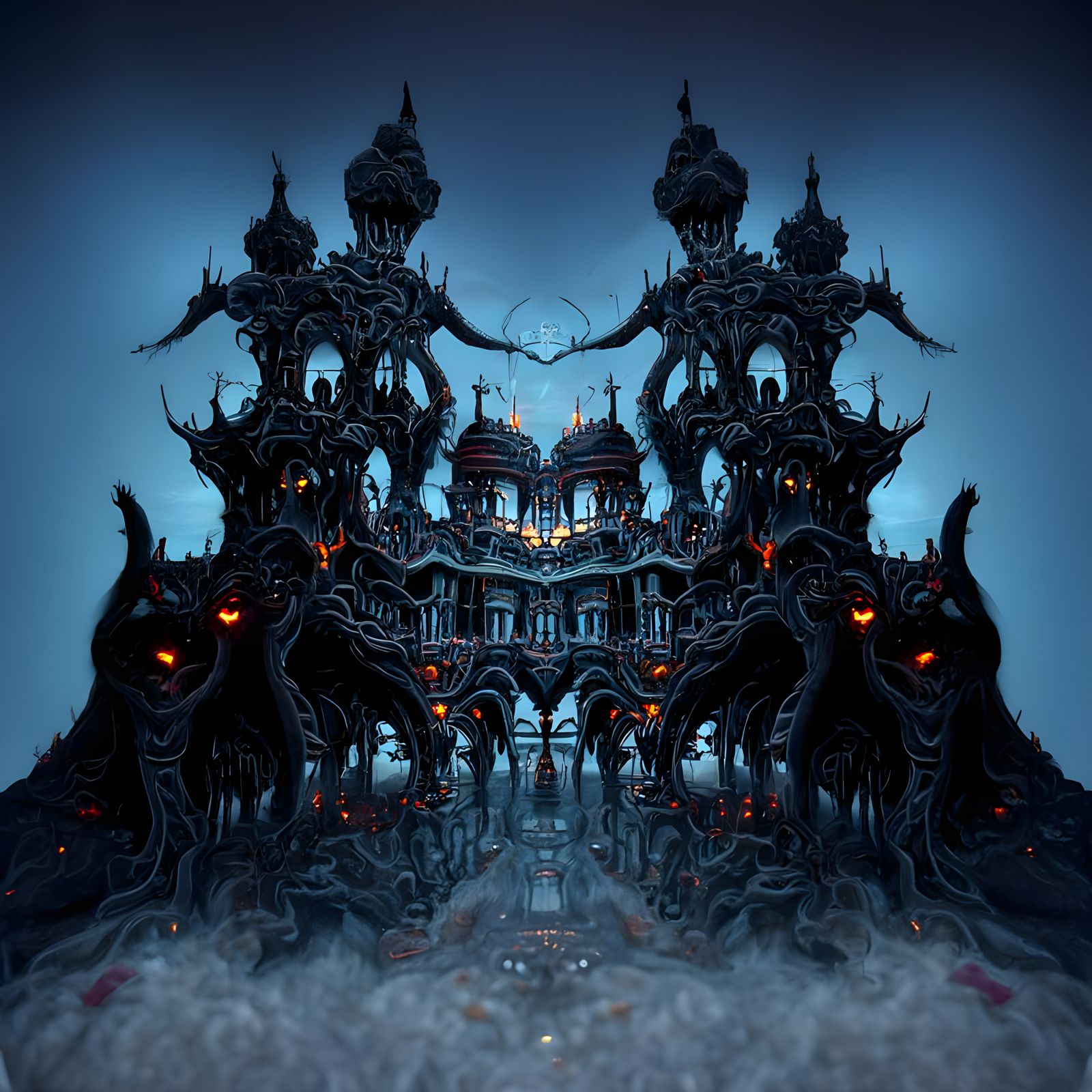 POV: You got lost in the alien bog and find a.... place?