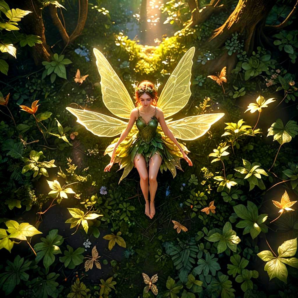 Hyperdetailed Fairy View in Unreal Engine 5