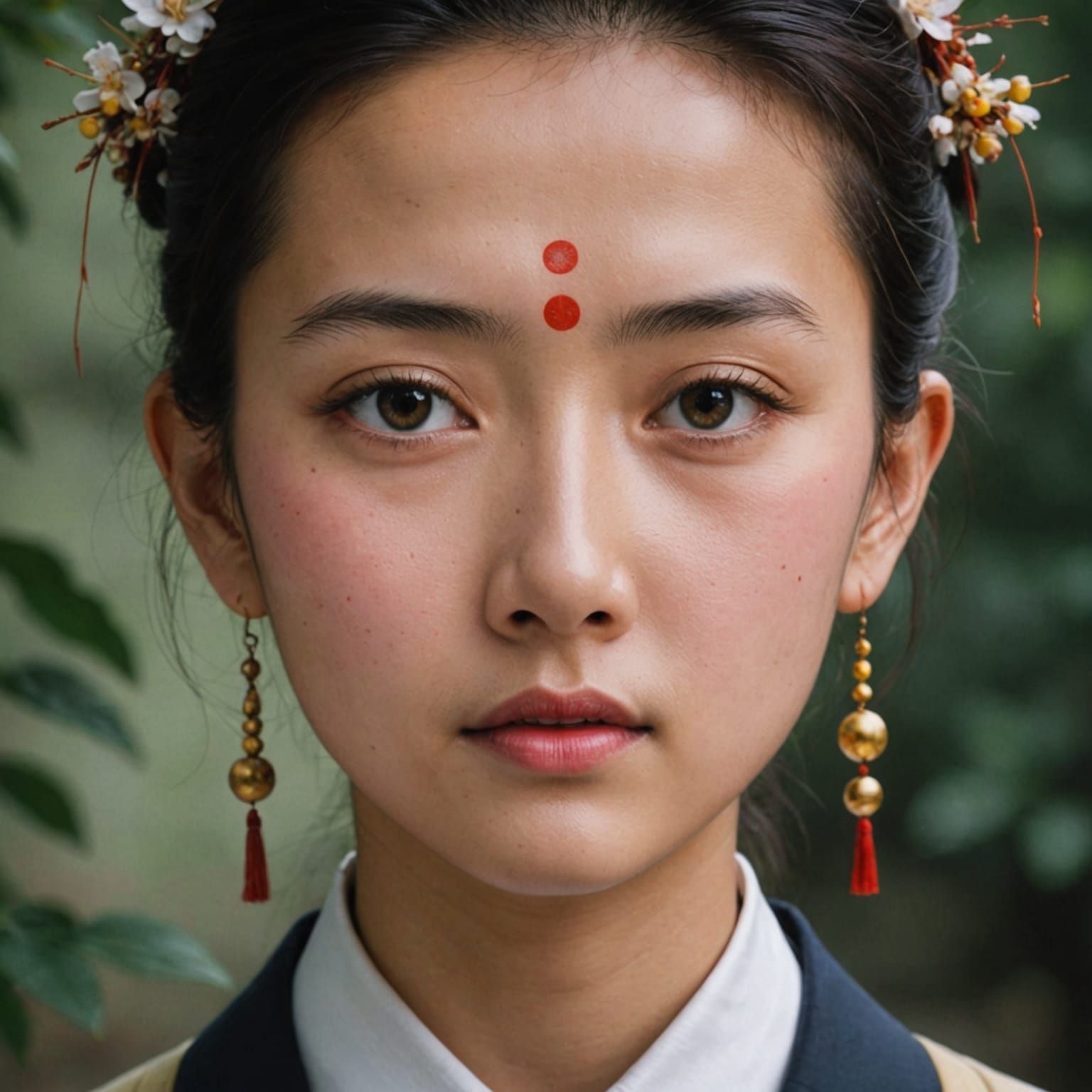 Surrealist Eyes Merging in Harmony on a Melting Matte Backgr...