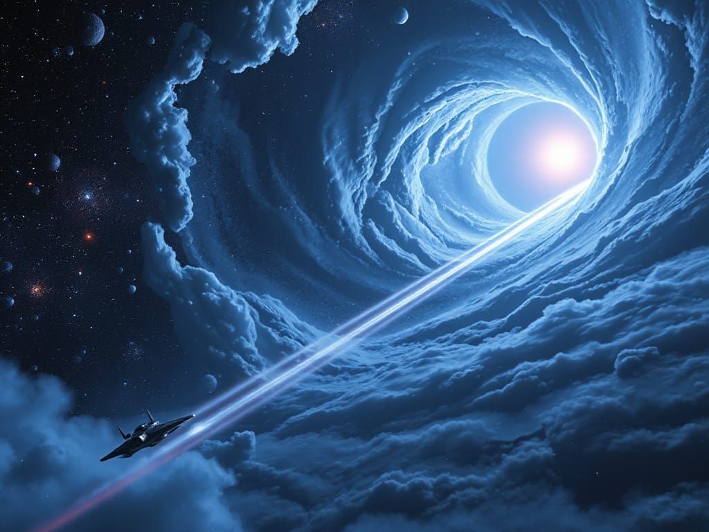 Surreal Galactic Odyssey in Cosmic Depths