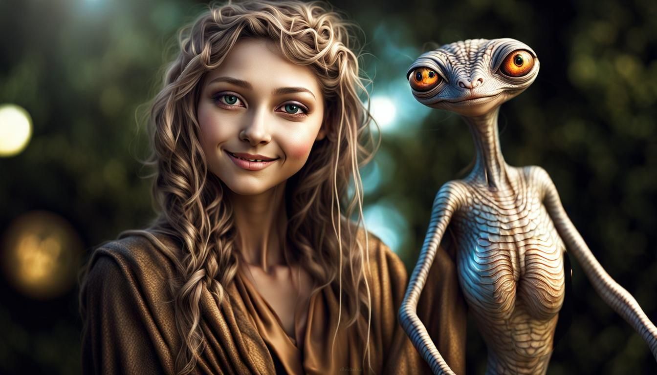 Aliens and Humans at Rock Concert