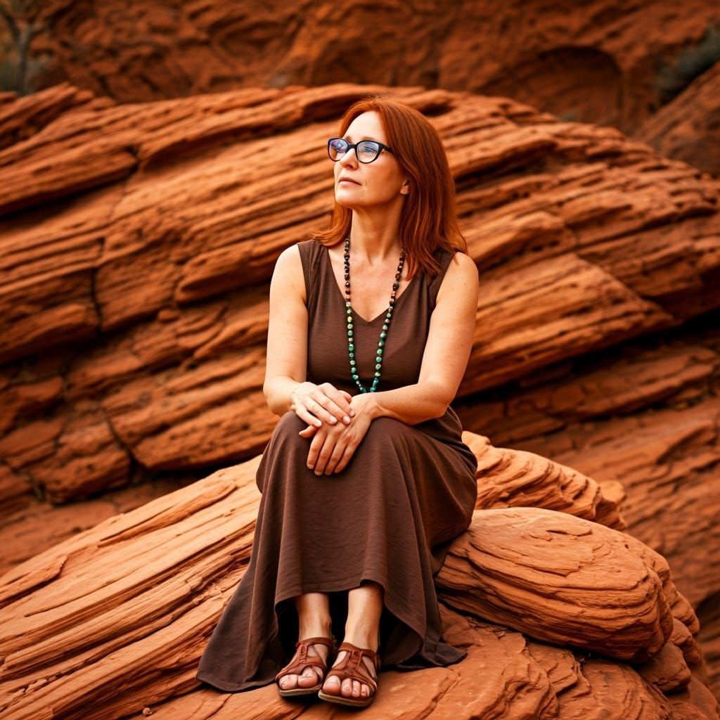 Autumn day in Red Rock Countrÿ