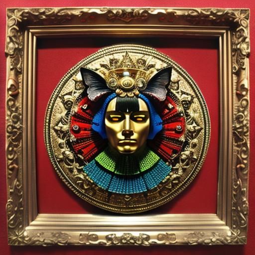 Detailed 3D Render in Maximalist Style