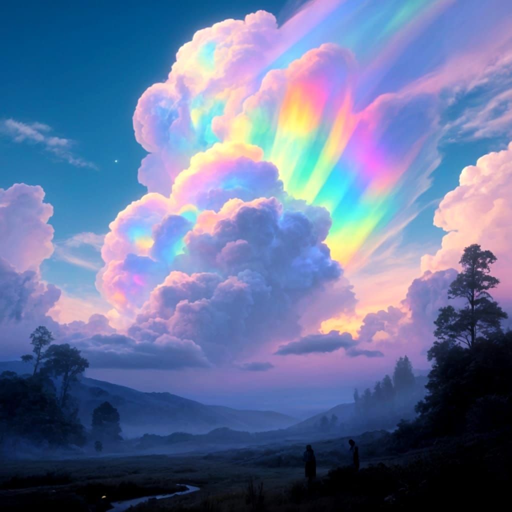 Abstract Phenomenon Realized by Artificial Intelligence