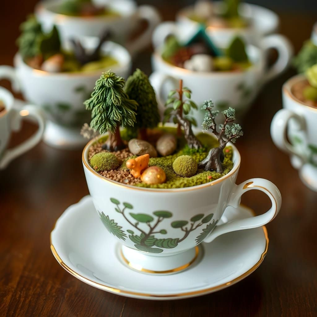 Miniature Ecosystem in a Teacup