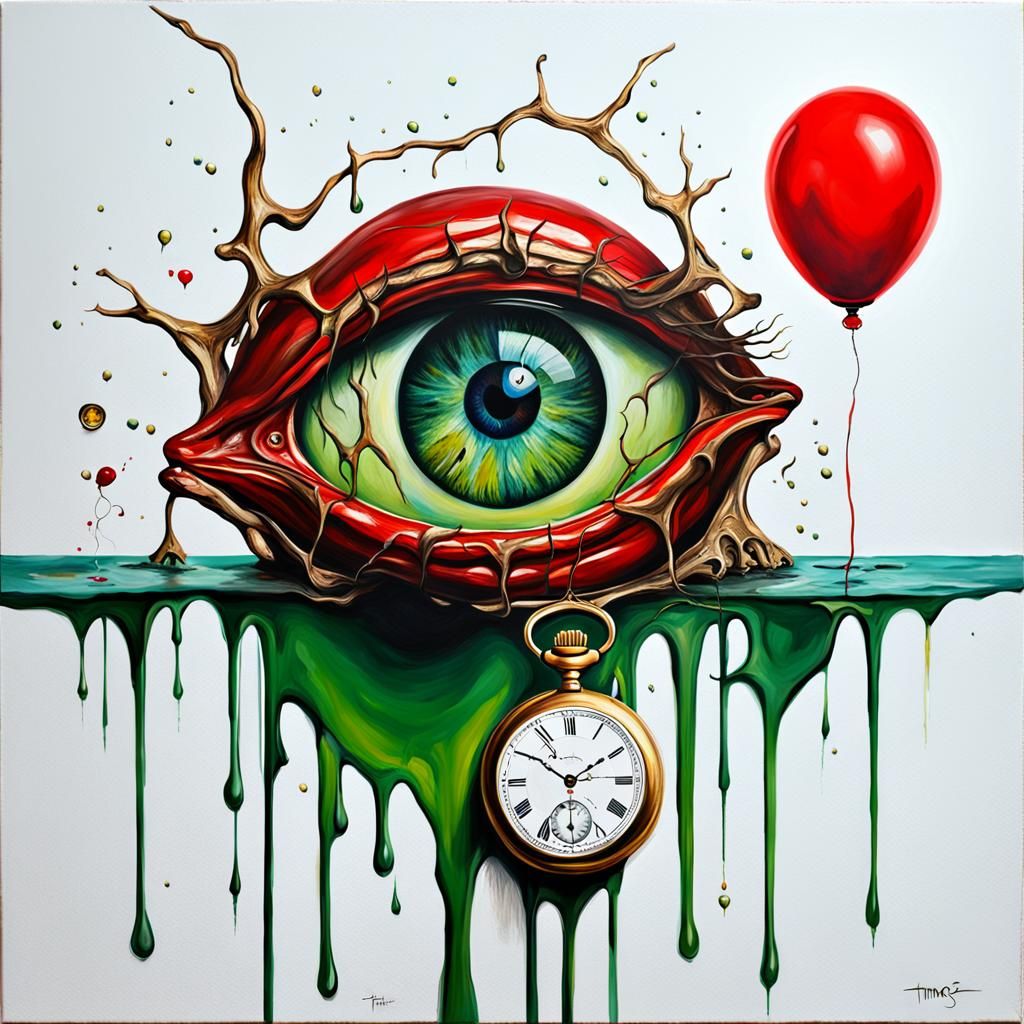 in the style of Dali