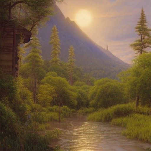 Lost Civilization: Oil Painting in Gurney Style