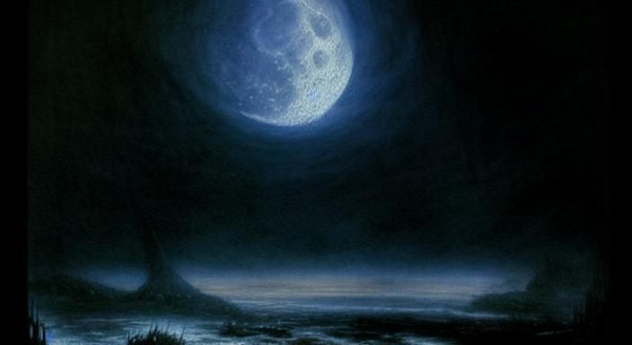 Lolth Bathes in Blood: Fantasy Concept Art