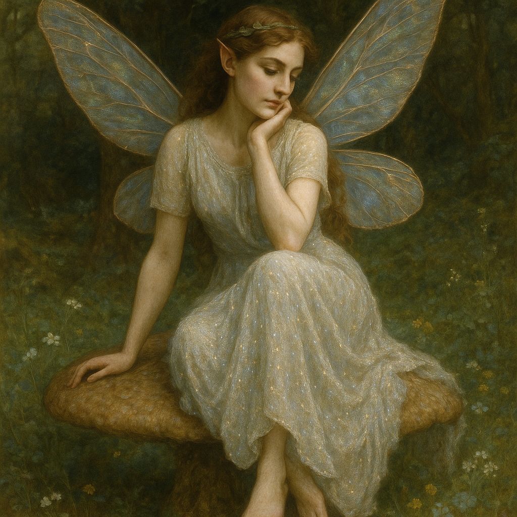 Ethereal Fairy in a Hidden Grove