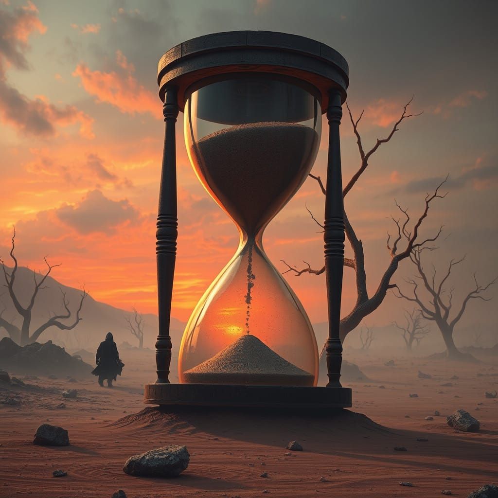 Majestic Hourglass in a Dying World