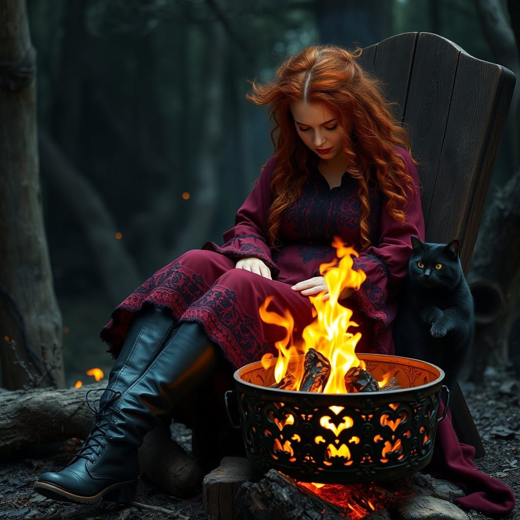 Fire witch 🧙🏻‍♀🔥💥