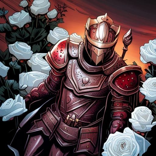 Unholy Paladin in Dark Fantasy Armor