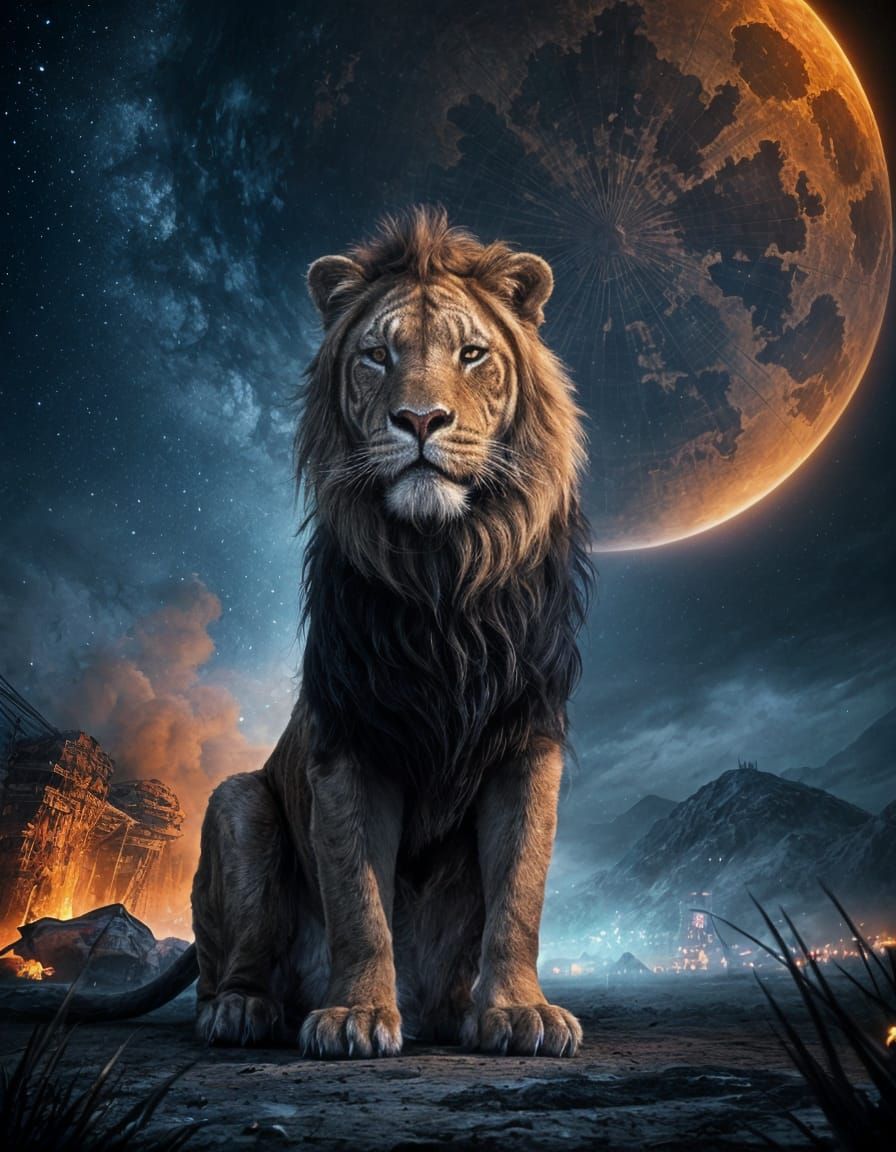 Dramatic Circus Show in Digital Matte Painting