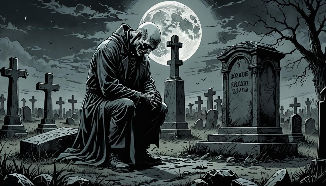 Deadman's Regret: Gothic Comic Book Art