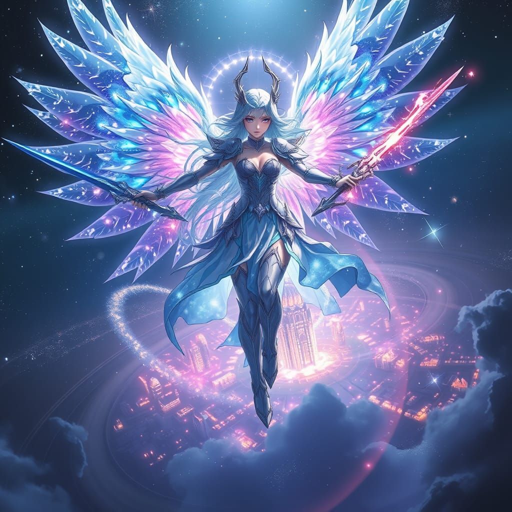 Galactic Warrior Queen in Celestial Armor