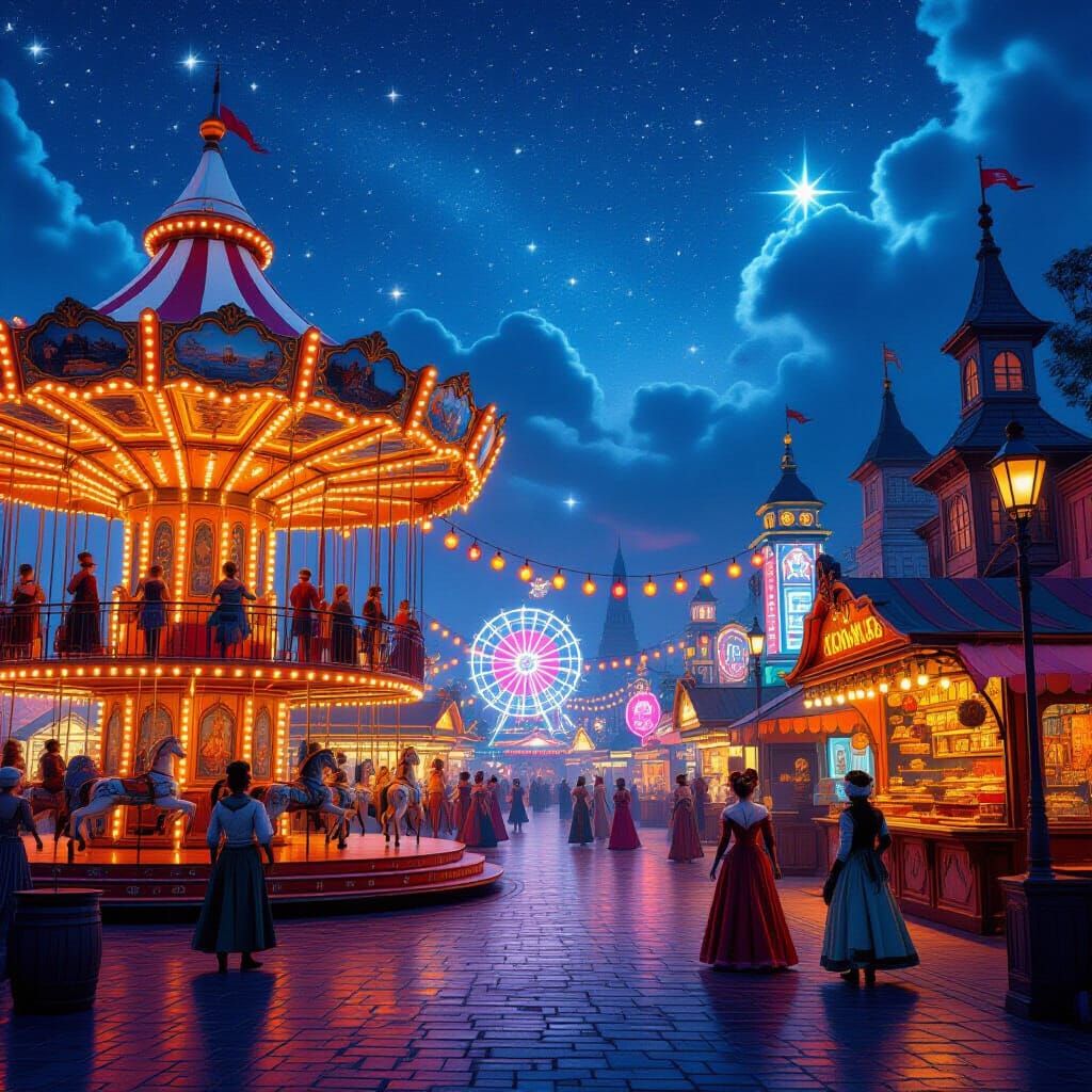 The Eternal Festival — a carnival that has never ended, runn...