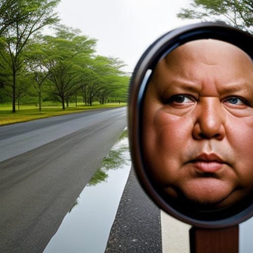 Fat Chad Rearview Mirror