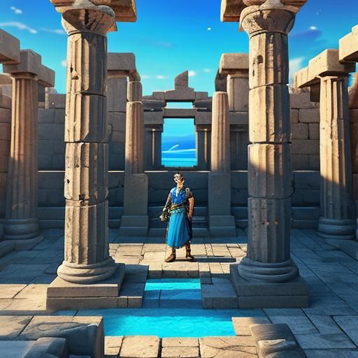 Percy Jackson in 16-bit Pixel Art