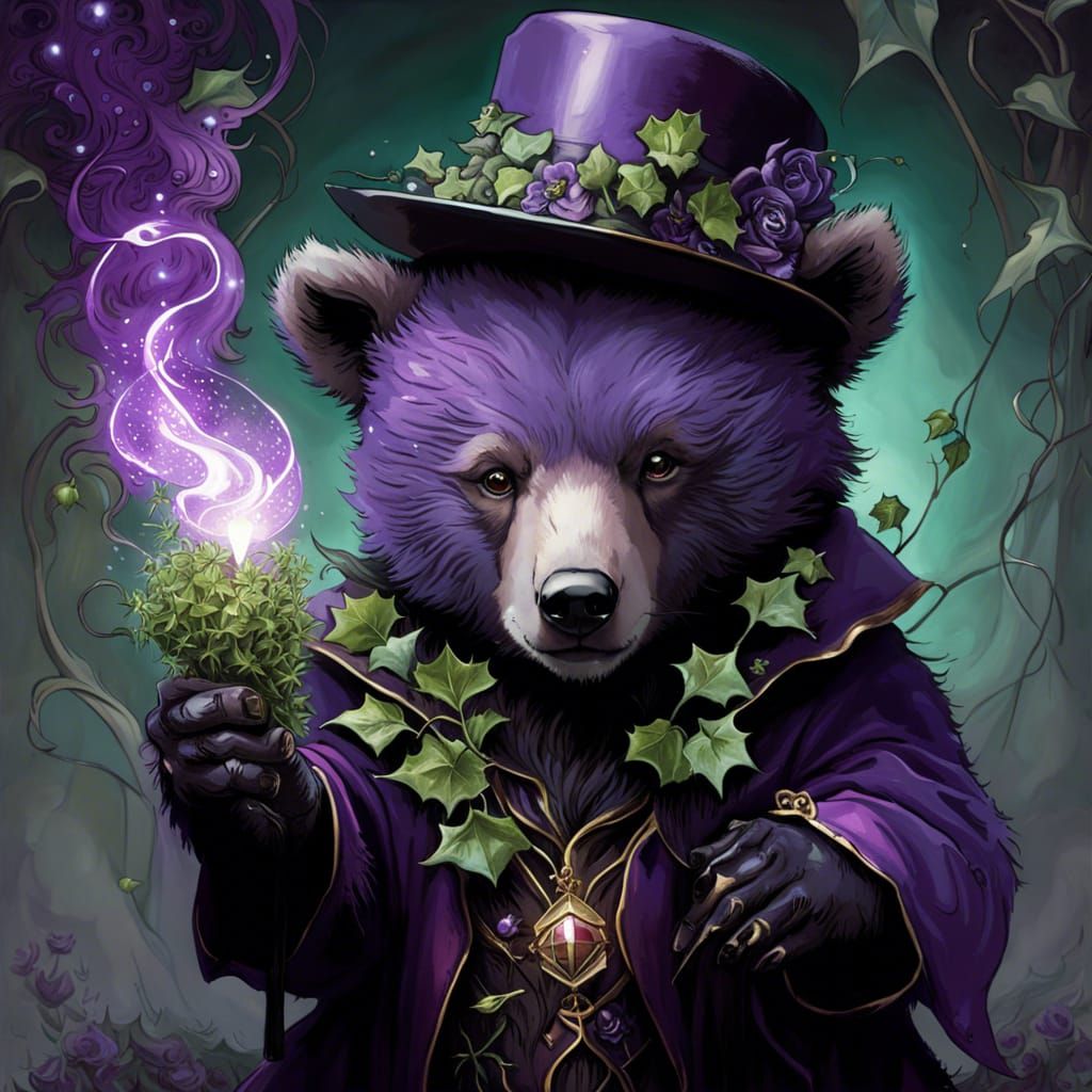 Bear Cub Wizard with Molecular Poison Gas