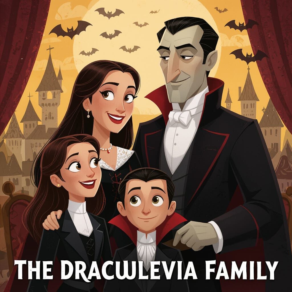 The Warm Hearted Dracula Family in Transylvania
