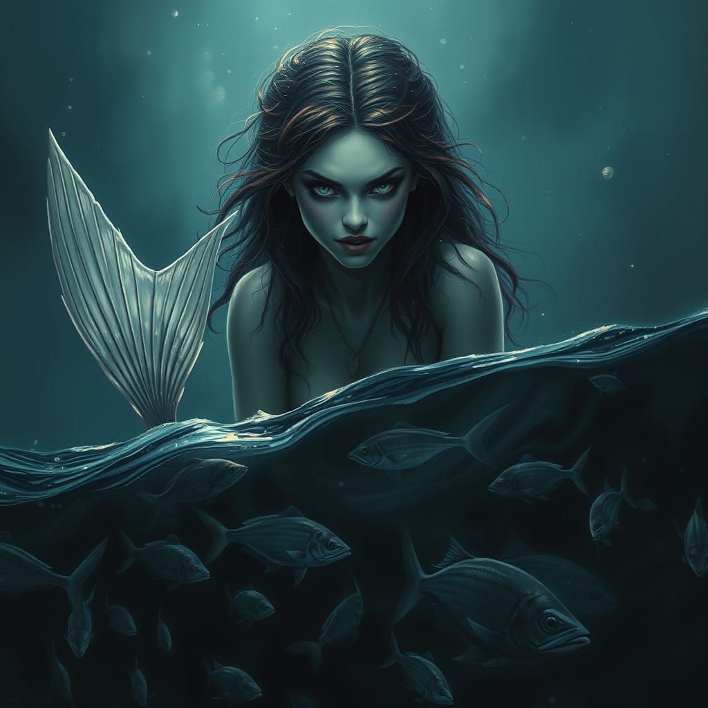 Siren Lurking Beneath the Waves