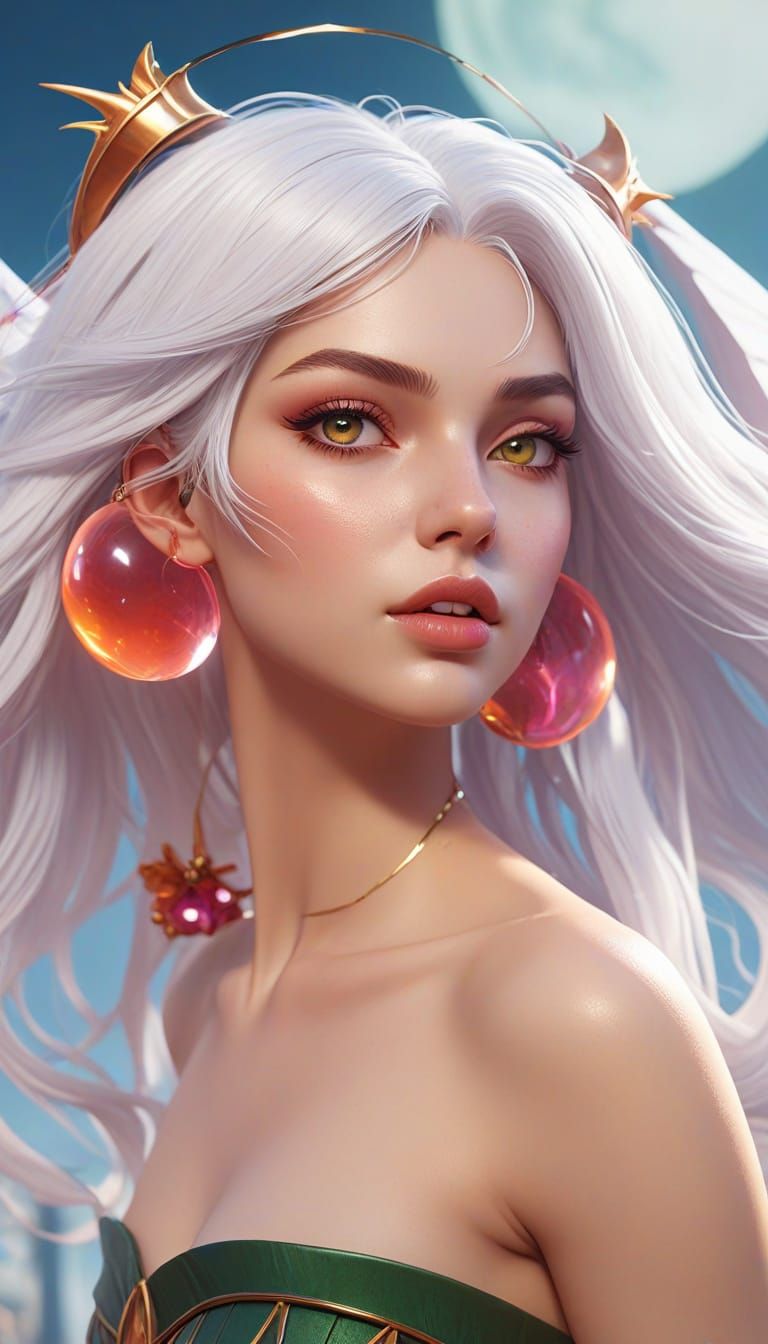 Seductive Pixie Devil in Whimsical Dark Fantasy Art