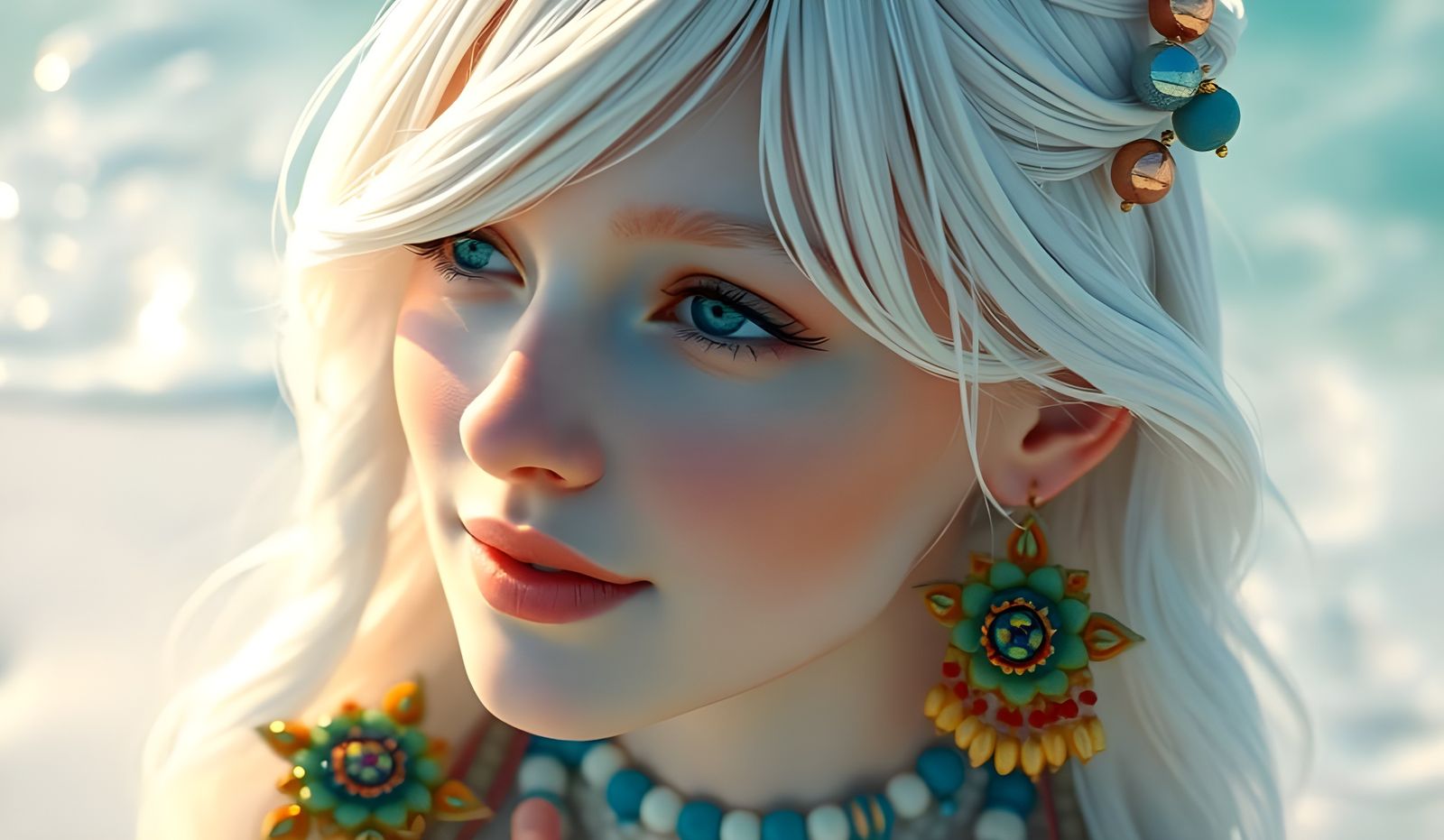 Celestial Beauty in Dappled Sunlight