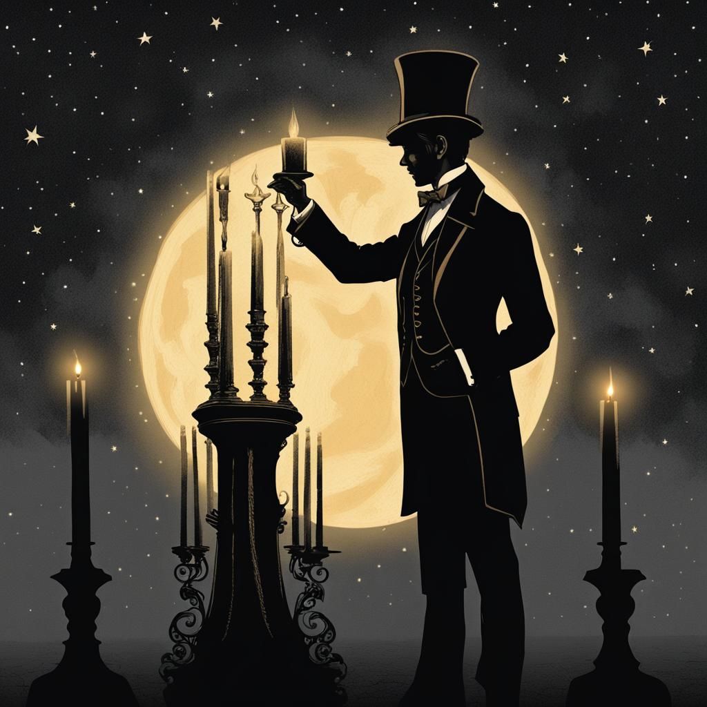 Victorian Man Lights the Sun