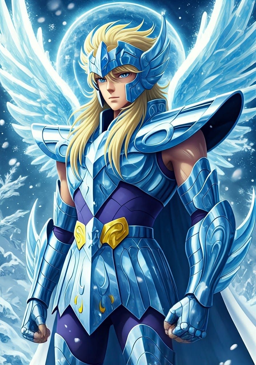 Cygnus Hyoga Radiating Glacial Elegance