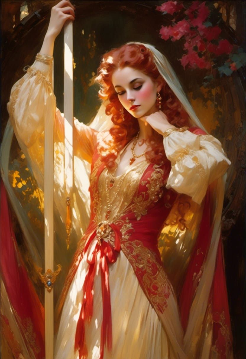 Ornate Wood Elf in Victorian Style