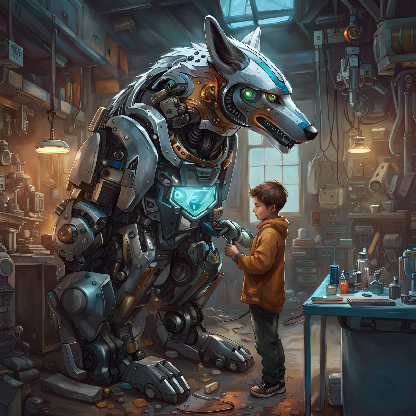 The Boy who buildt his Pet, A Tale of Friendship and Innovat...