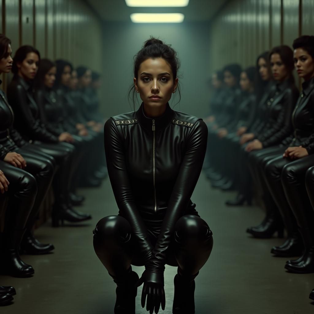 Lori Harvey as Guard in Cinematic Film Still