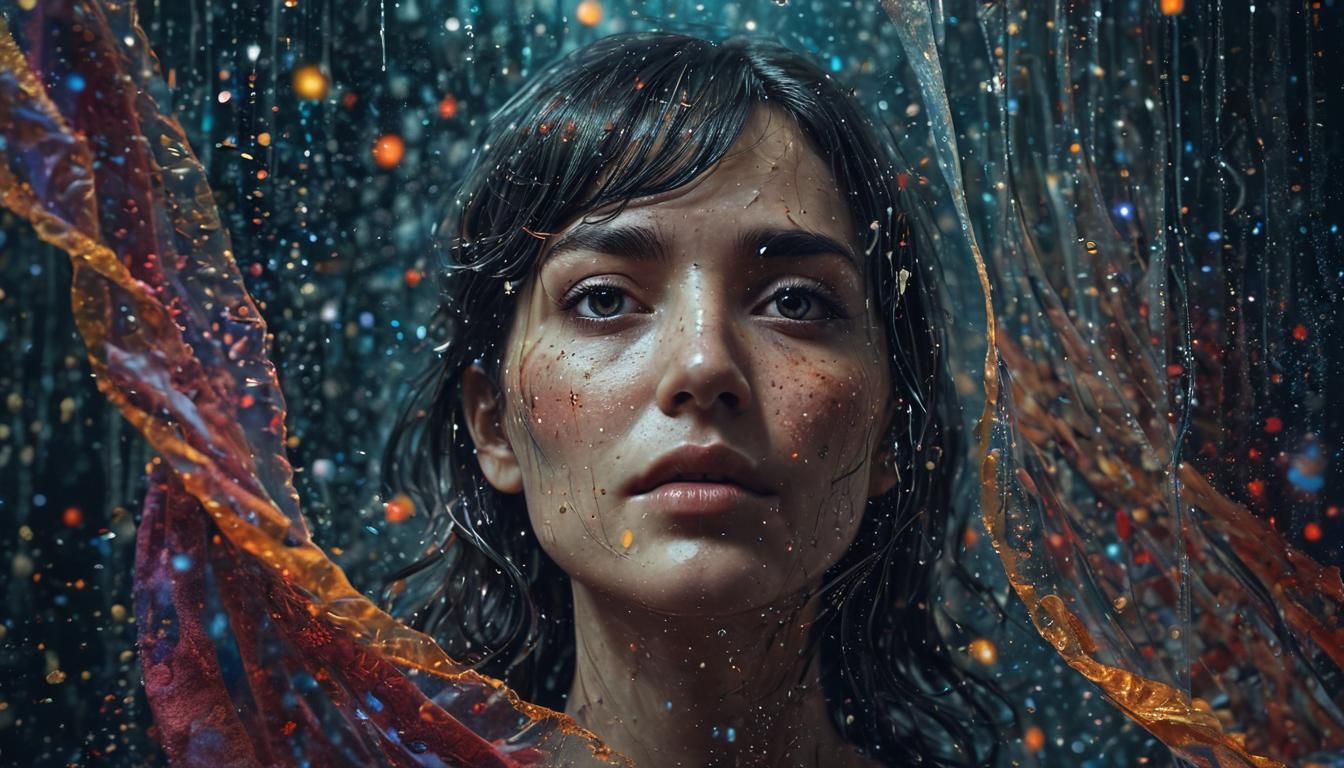 Surreal Curtain Reveals the Cosmos