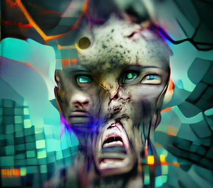 Unrelenting Entropy: A Digital Illustration