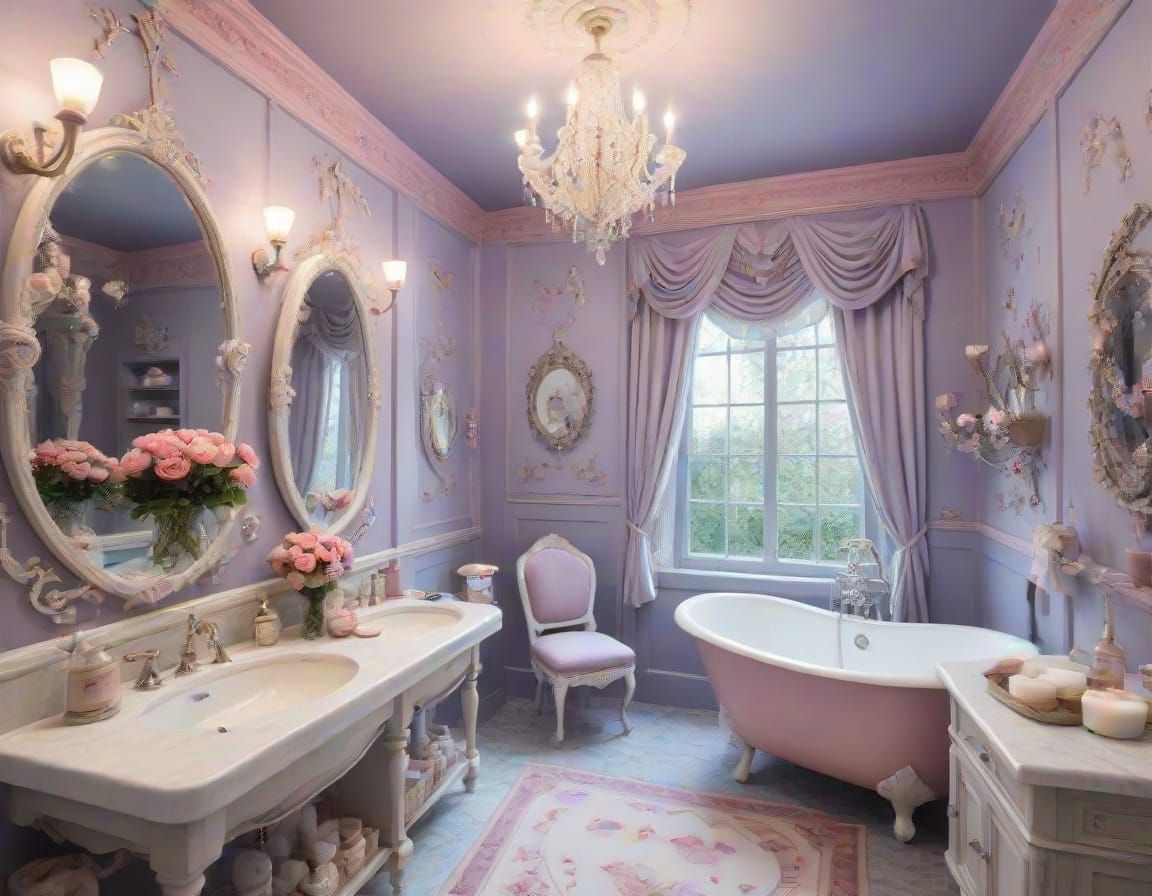 Whimsical Fairytale Bathroom Fit for a Princess