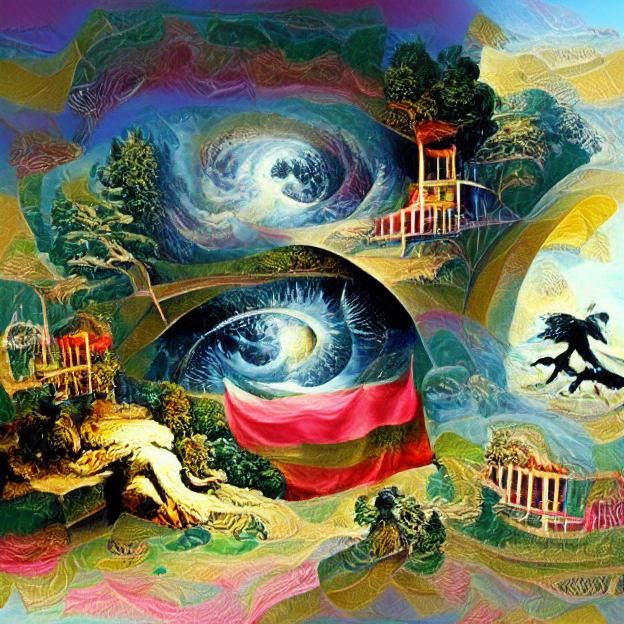 Abstract Jungian Dreamscapes and Hegelian Dialectics