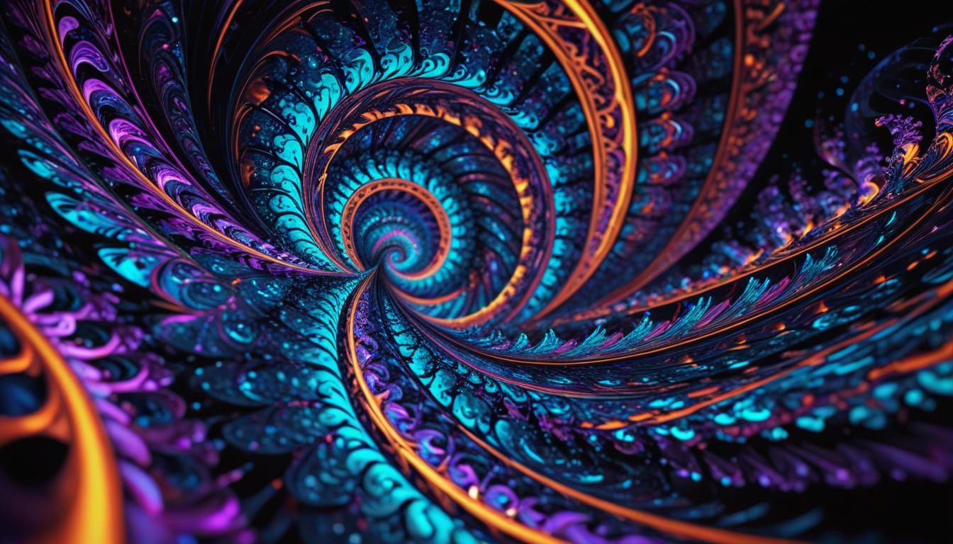 Hypnotic Optical Illusion with Moiré Effect