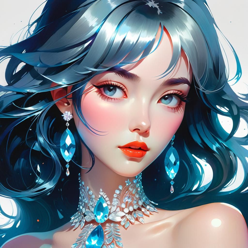 Surreal Plasma Generator in Fantasy Watercolor Art