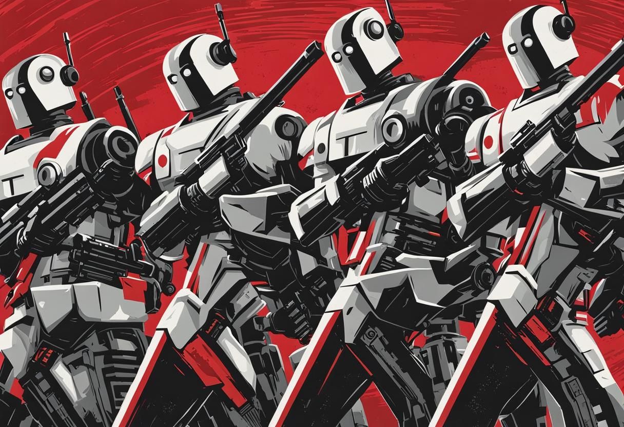 Robots Marching to Conquer the World: Constructivist Style