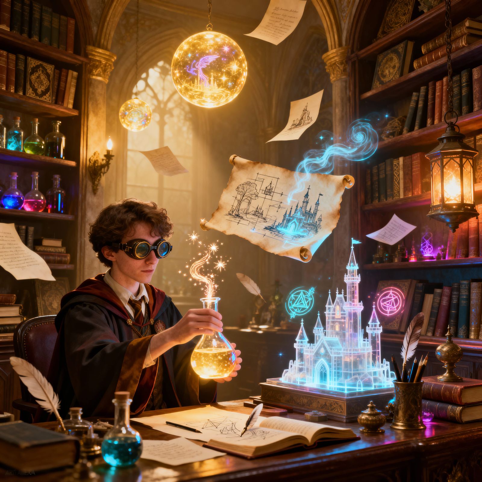 Mystic Office with Potion Tester and Dream Designer