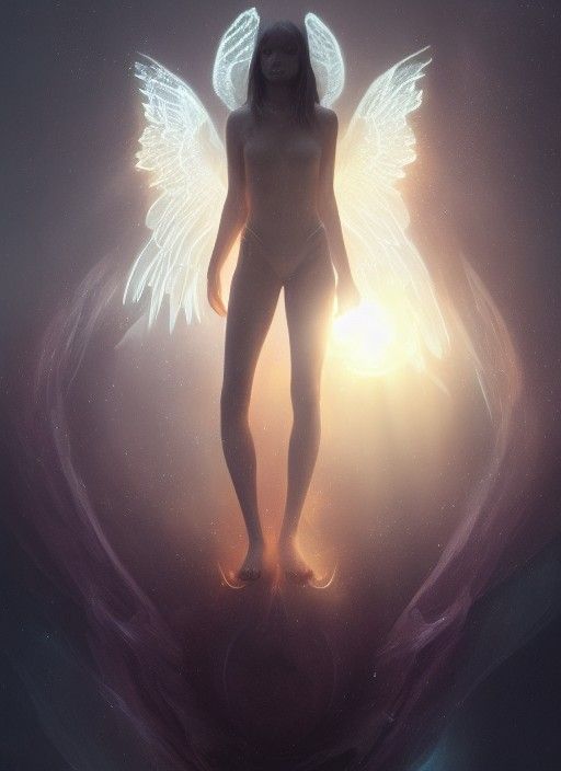 Cosmic Judgement and Awakening: A Surreal Illustration