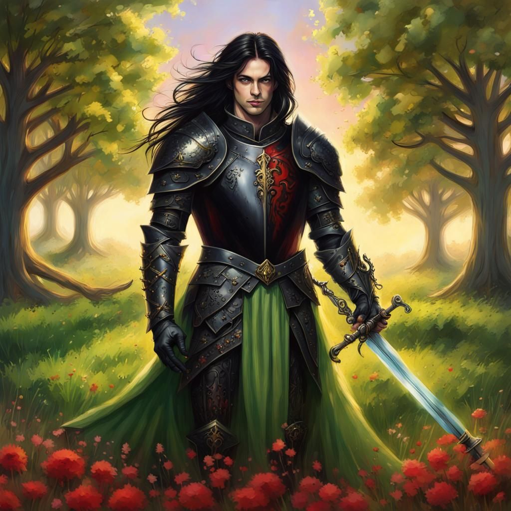 High Gothic Portrait of a Dark Fantasy Prince