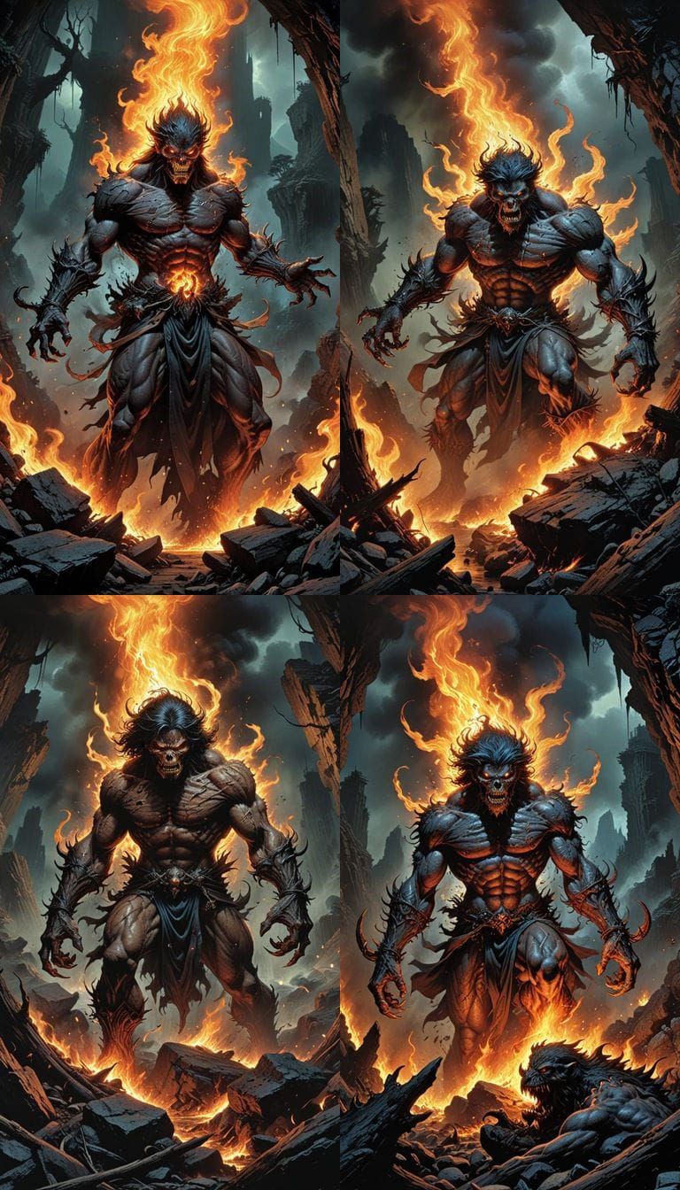 Cyberpunk Horror Comic Art