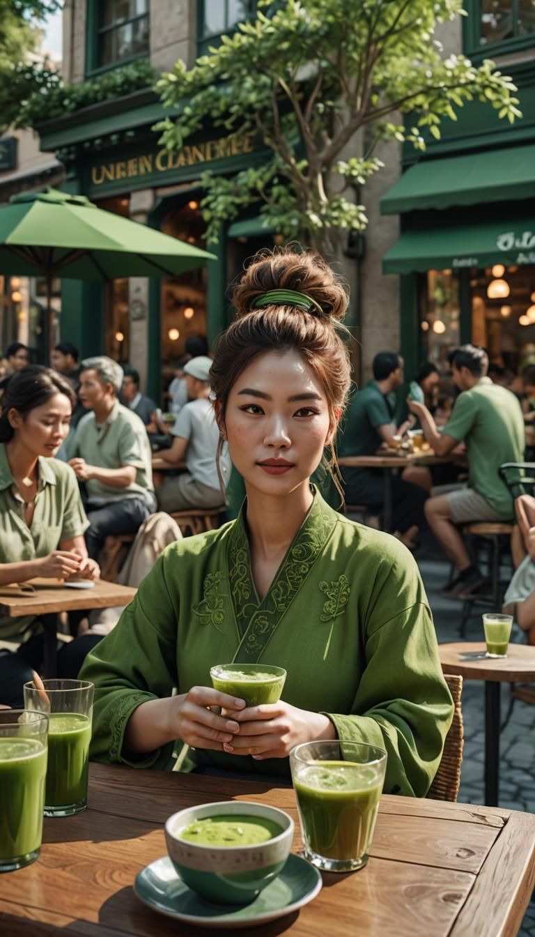 Green matcha lover