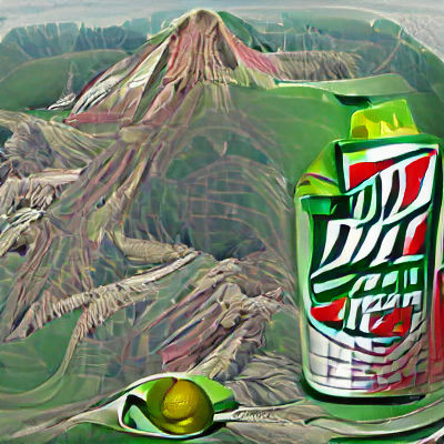 Icy Soda Can Close-Up