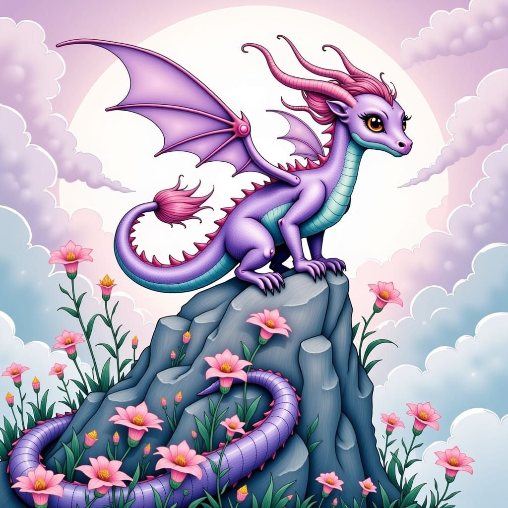 Pastel Dragon<lora:Mash Up:1.0>