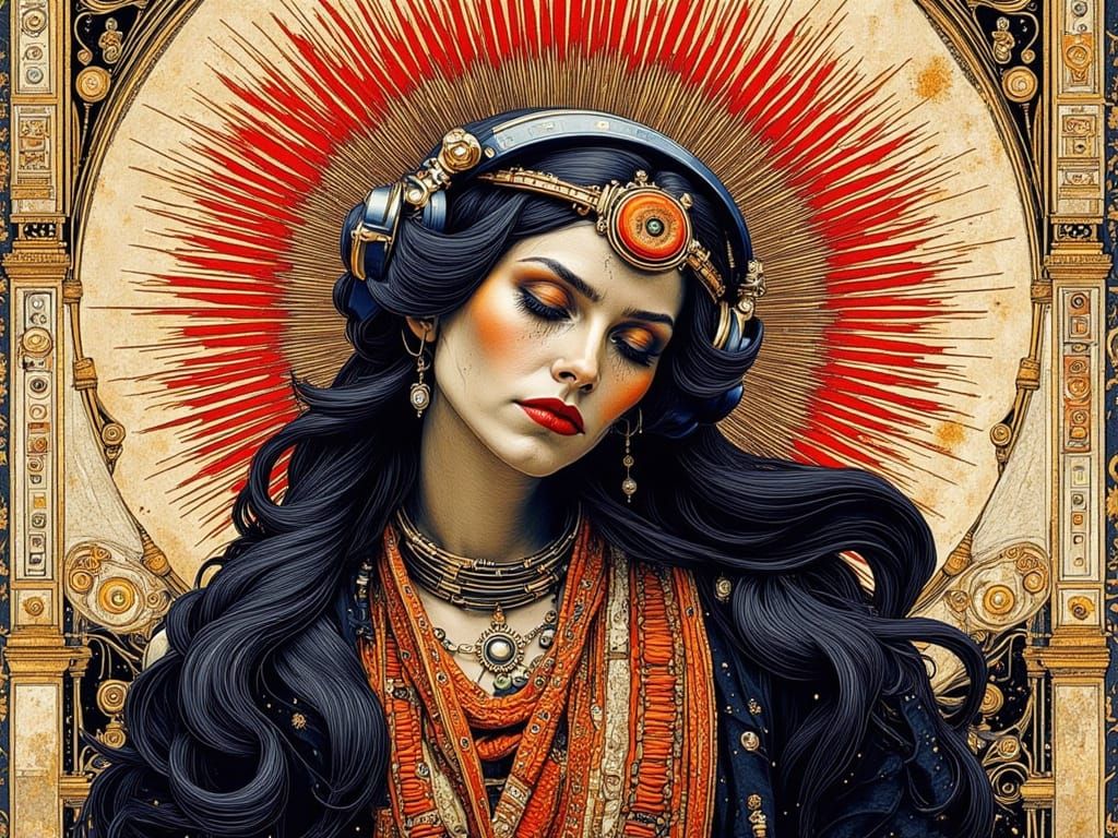 <lora:Orica:1.3> <lora:Klimt Craft 2:1.0>